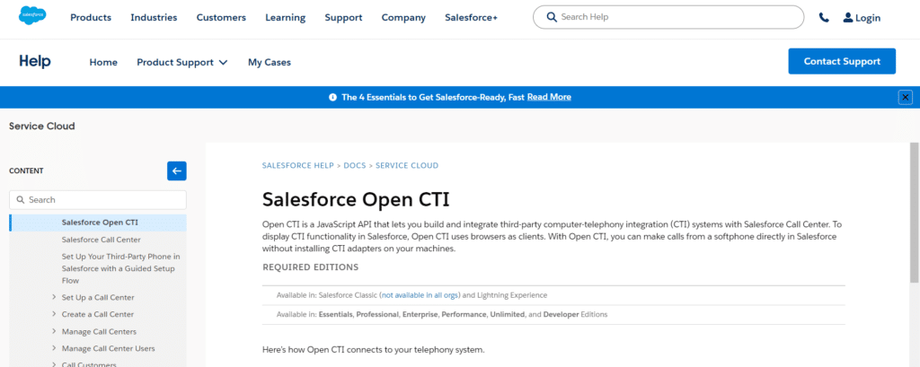 Salesforce CTI