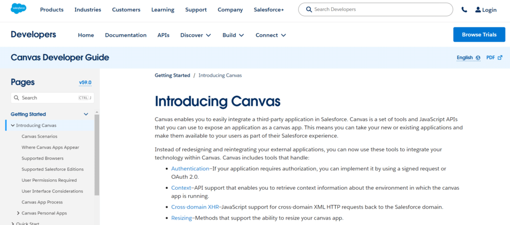 Salesforce Canvas
