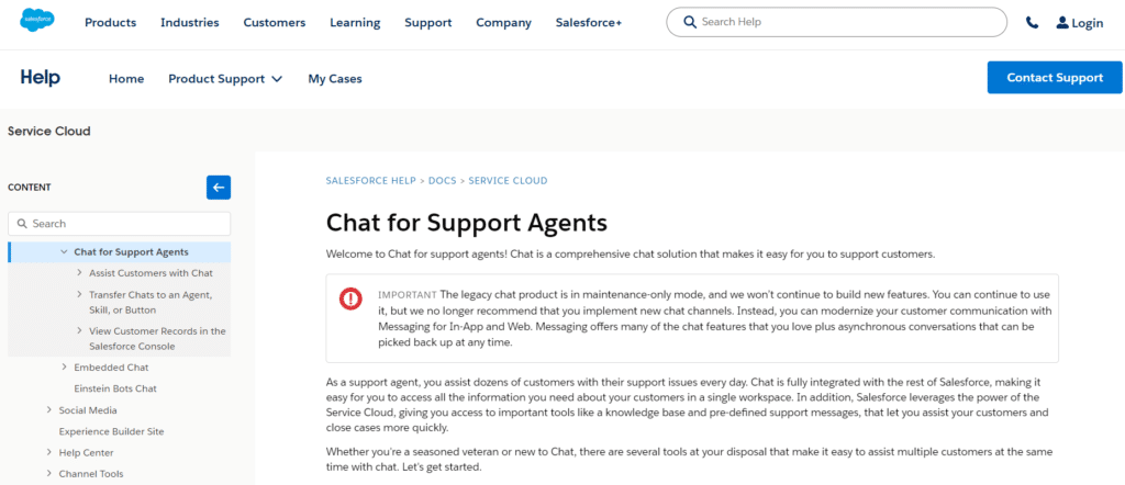 Salesforce Live Agent