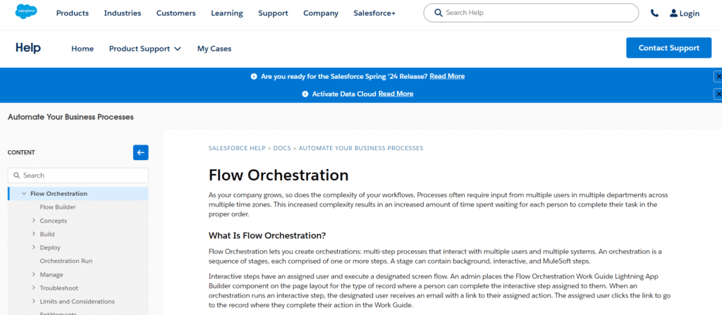 Salesforce Flow Orchestrator