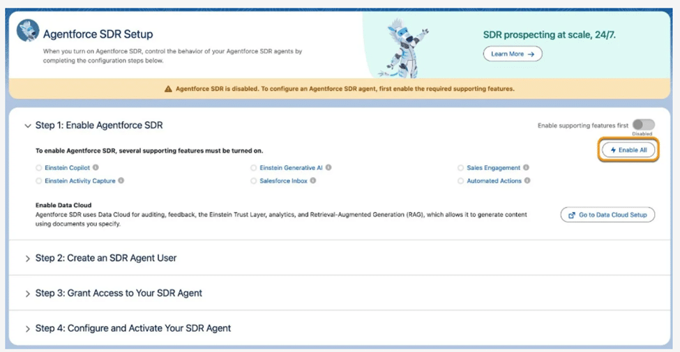 Agentforce SDR Agent