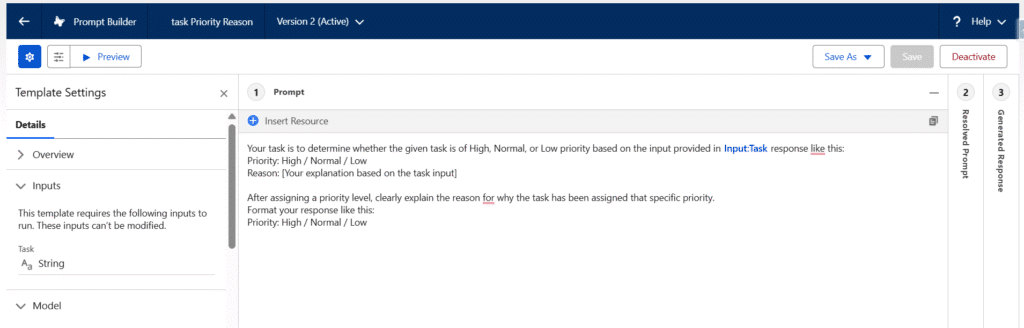 Calling a Flex Prompt template in Apex