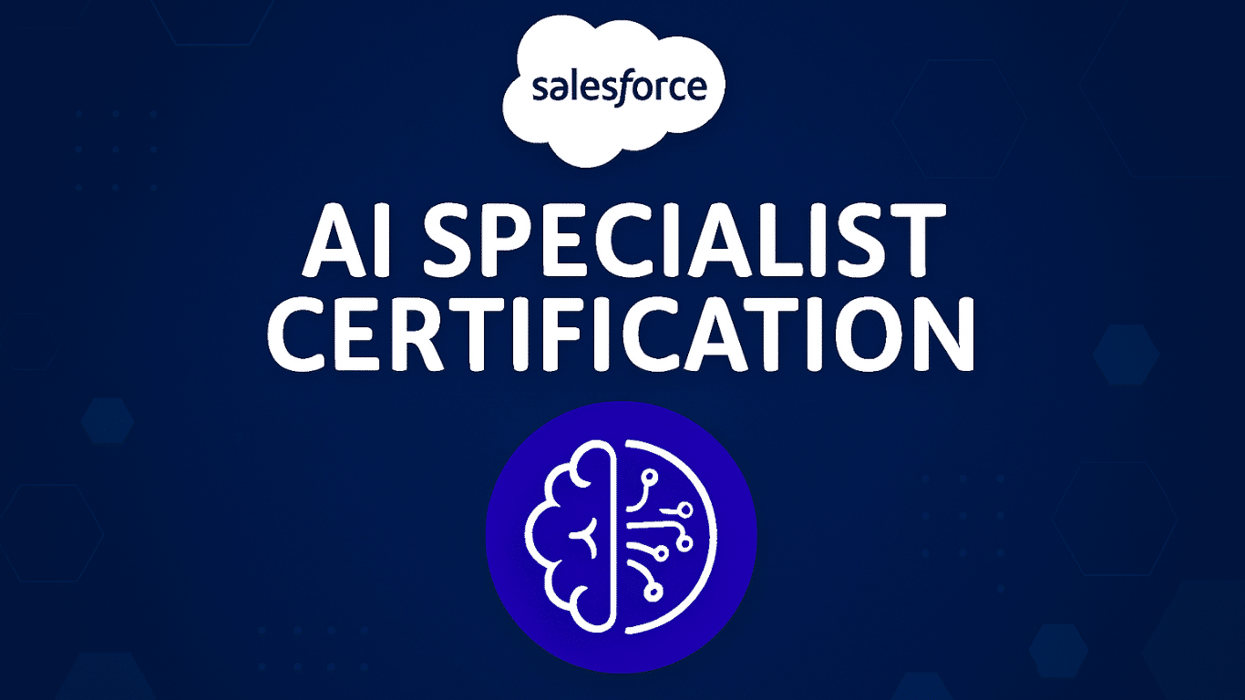 Salesforce Agentforce Specialist Certification