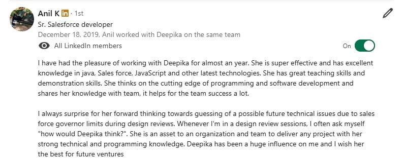 Deepika Khanna Review Eight